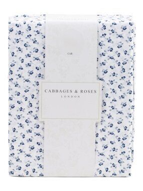 CABBAGES & ROSES 200tc Cotton Percale Ditsy Floral Sheet Set